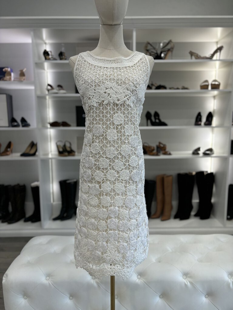 Floral Lace Overlay Shift $2990 Retail