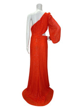 Load image into Gallery viewer, NWT One-Shoulder Sequin Gown
