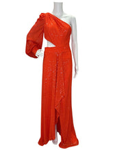 Load image into Gallery viewer, NWT One-Shoulder Sequin Gown
