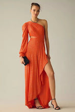 Load image into Gallery viewer, NWT One-Shoulder Sequin Gown
