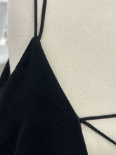 Load image into Gallery viewer, SS2013 Runway Leather Lace Trim Open Back Mini Dress

