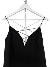 Load image into Gallery viewer, SS2013 Runway Leather Lace Trim Open Back Mini Dress
