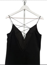 Load image into Gallery viewer, SS2013 Runway Leather Lace Trim Open Back Mini Dress
