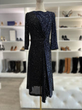 Load image into Gallery viewer, NWT Starlight Sequin Mesh Two Tone Dress
