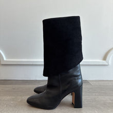 Load image into Gallery viewer, Lucinda Fold Over Knee High Leather Boots
