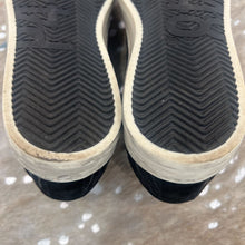 Load image into Gallery viewer, John Zebra Metallic Stripe Black Low Top Skate Sneakers Retail 295
