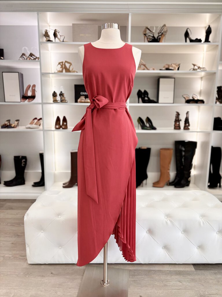 NWT Asymmetrical Wrap Dress Retail $475