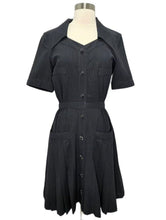 Load image into Gallery viewer, Rare 16P Coco Button Check Pleats Dress
