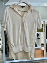 Load image into Gallery viewer, NWOT Short Sleeve Collared Two Side Top
