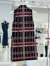 Load image into Gallery viewer, Tartan and Milano Chains Midi Dress
