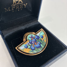 Load image into Gallery viewer, Hommage A Claude Monet Iris Pendant Pin
