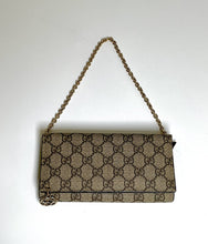 Load image into Gallery viewer, NIB GG Plus Pierce Chain Clutch Wallet
