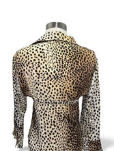 Load image into Gallery viewer, 2005 Cheetah Tie and Clasp Blouse
