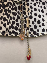 Load image into Gallery viewer, 2005 Cheetah Tie and Clasp Blouse
