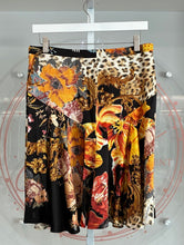 Load image into Gallery viewer, 2005 Floral Leopard Baroque Midi Skirt
