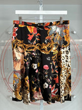 Load image into Gallery viewer, 2005 Floral Leopard Baroque Midi Skirt
