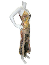 Load image into Gallery viewer, Baroque Floral Fancy Silk Dress
