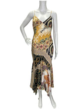 Load image into Gallery viewer, Baroque Floral Fancy Silk Dress
