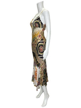 Load image into Gallery viewer, Baroque Floral Fancy Silk Dress
