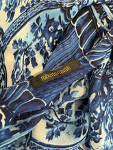 Load image into Gallery viewer, Floral and Paisley Silk and Fox Fur Scarf
