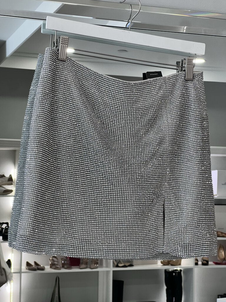 NWT Pati Rhinestone Mini Skirt