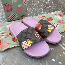 Load image into Gallery viewer, Les Pommes Apple Slide Sandals Limited Edition
