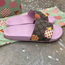 Load image into Gallery viewer, Les Pommes Apple Slide Sandals Limited Edition
