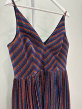 Load image into Gallery viewer, NWT Haley Metallic Fit &amp; Flare Dress
