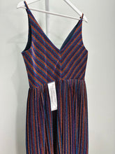 Load image into Gallery viewer, NWT Haley Metallic Fit &amp; Flare Dress
