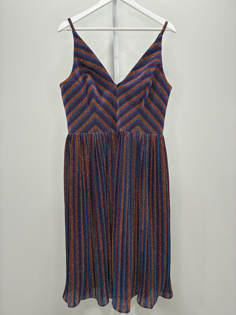 NWT Haley Metallic Fit & Flare Dress