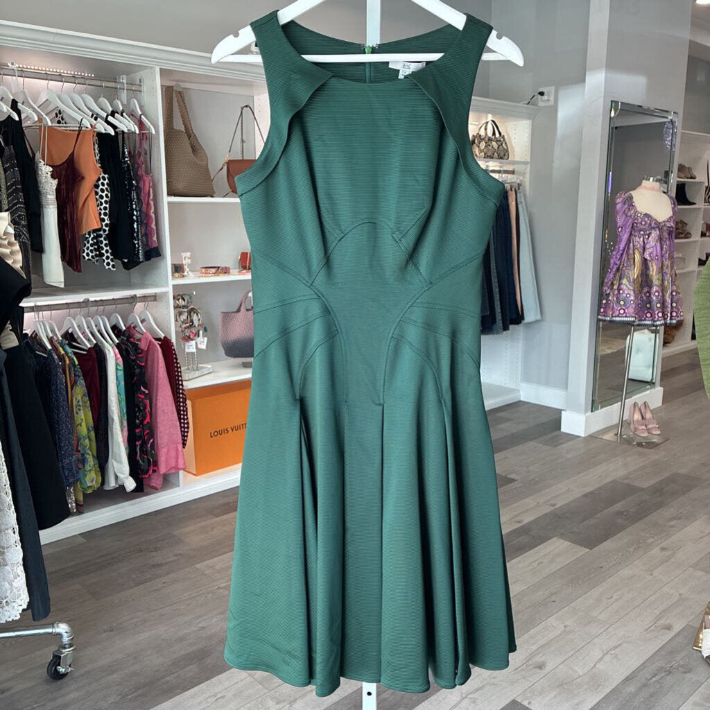 Fit and Flare Thin Ribbed Mini Dress
