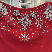 Load image into Gallery viewer, NWT Off-The-Shoulder Jeweled Gown
