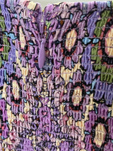 Load image into Gallery viewer, NWT Cosmic Twist Printed Silk Mini Dress
