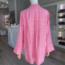 Load image into Gallery viewer, Salina Luxe Linen 3/4 Sleeve Collared Blouse
