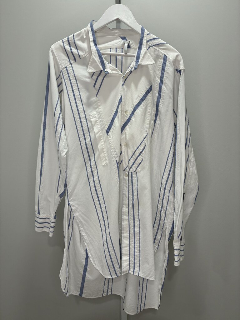 Asymmetric Striped Shirt