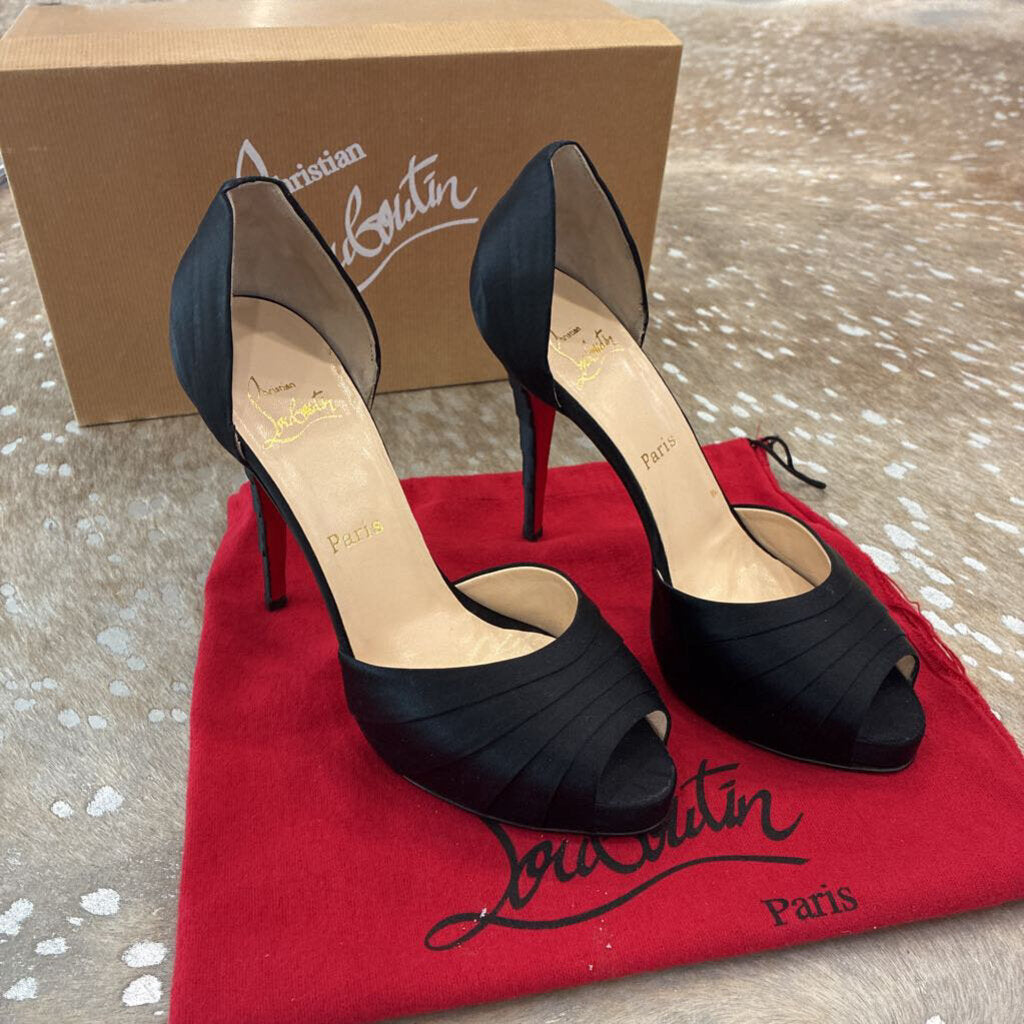NIB Armadillo 120 D'Orsay Satin Pumps