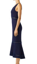 Load image into Gallery viewer, Plunging Neckline Dress Lace Trim
