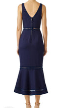 Load image into Gallery viewer, Plunging Neckline Dress Lace Trim
