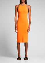 Load image into Gallery viewer, Pierce Cutout Back Midi Bodycon Halter
