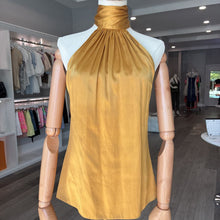 Load image into Gallery viewer, Lori High Neck Silk Stretch Halter Top
