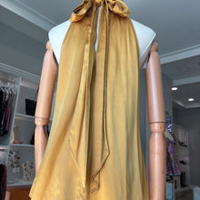 Load image into Gallery viewer, Lori High Neck Silk Stretch Halter Top
