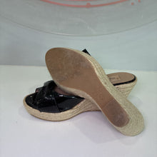 Load image into Gallery viewer, Patent Bow Platform Espadrille
