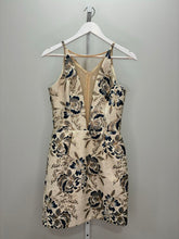 Load image into Gallery viewer, Floral Mesh V-Neck Cocktail Dress
