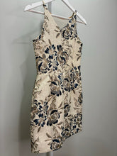 Load image into Gallery viewer, Floral Mesh V-Neck Cocktail Dress
