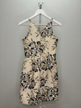 Load image into Gallery viewer, Floral Mesh V-Neck Cocktail Dress

