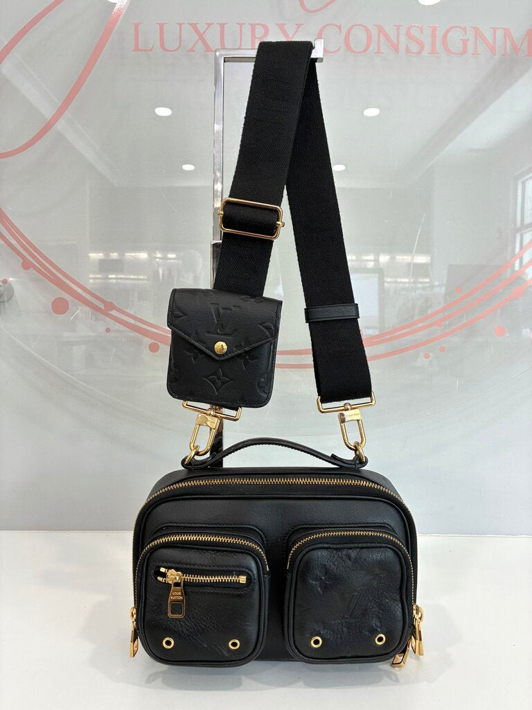 Monogram Embossed Utility Crossbody