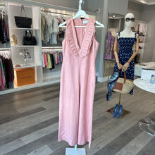 Load image into Gallery viewer, Odaylus Cropped Pleated Linen Jumpsuit
