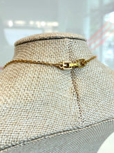 Load image into Gallery viewer, Vintage Crystal G Logo Pendant Necklace
