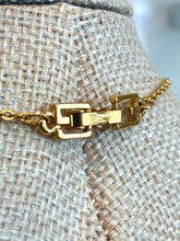 Load image into Gallery viewer, Vintage Crystal G Logo Pendant Necklace
