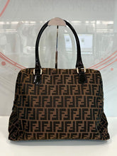 Load image into Gallery viewer, Tobacco Zucca Print Canvas Mia Large Tote Bag
